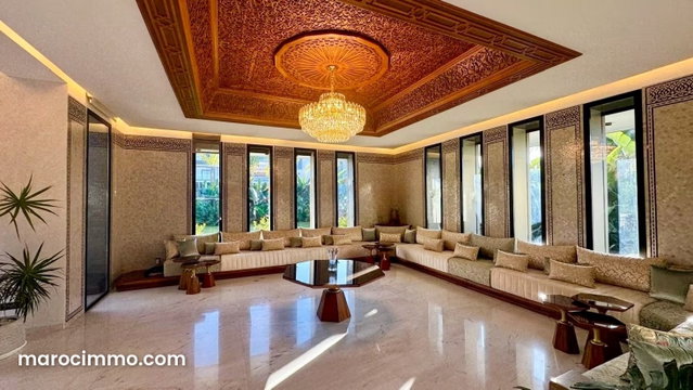 Luxury Empty Villa for Rent in Souissi Rabat — 3