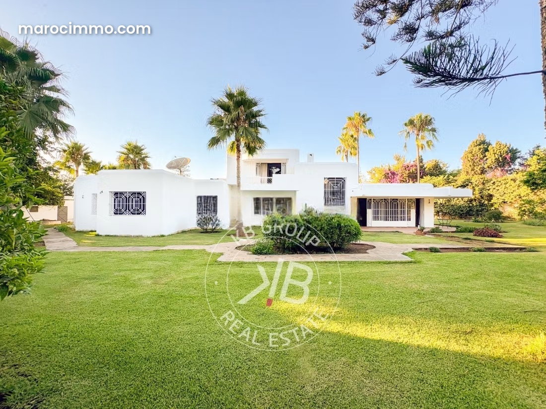 750 sqm Villa on a 1,800 sqm Plot, Souissi, Rabat — Rabat
