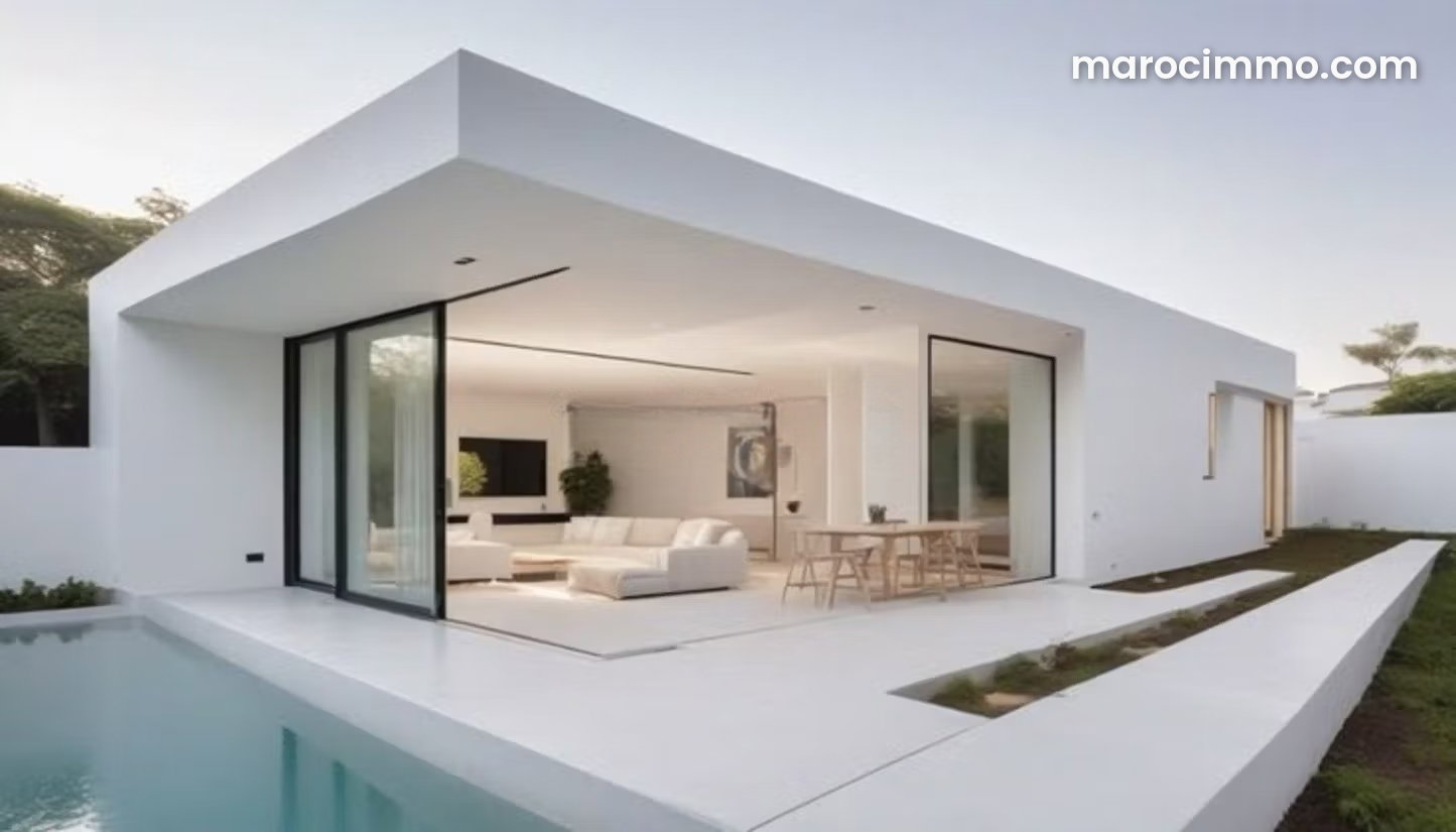 Terrain titré 519 m² résidence sécurisée Marrakech — Marrakech