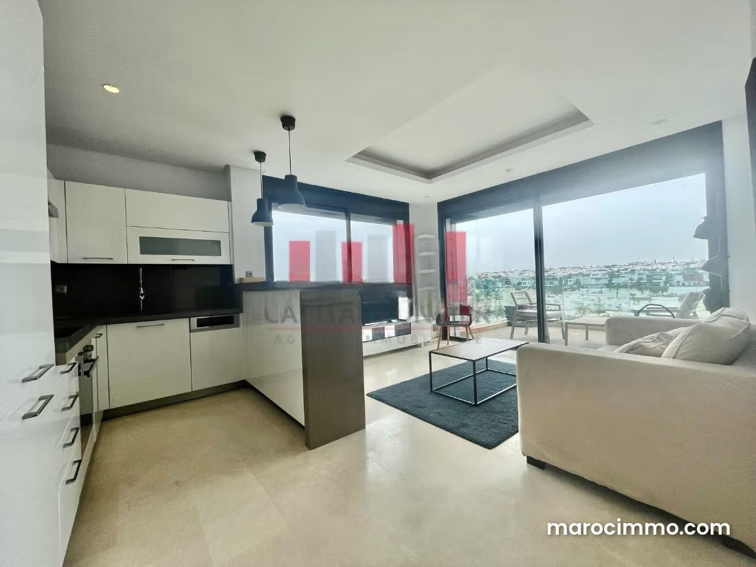 Furnished 67 m² Apartment with Panoramic Sea Views, Aïn Diab, Casablanca — Casablanca