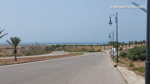 Opportunité rare à Tanger terrain autorisé 4 faç Vue Mer — 2