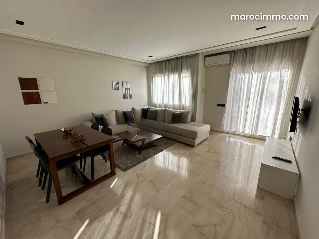 Furnished Apartment with Terrace in Maârif Extension, Casablanca — Casablanca