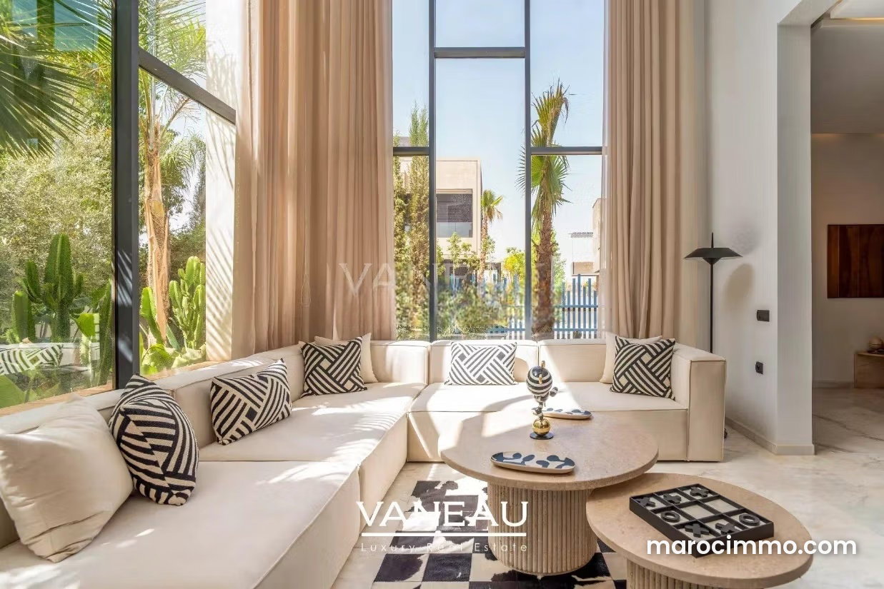 Villa 500 m² première ligne golf, Les Portes de Marrakech — Marrakech