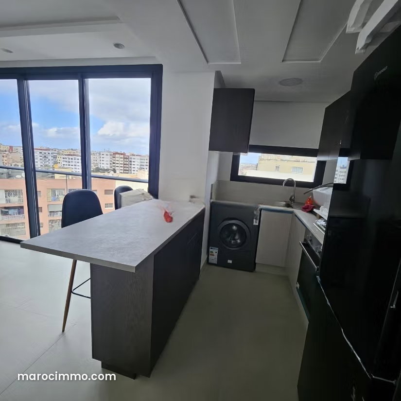 Bright Furnished Apartment on the 7th Floor in Bourgogne, Casablanca — Casablanca