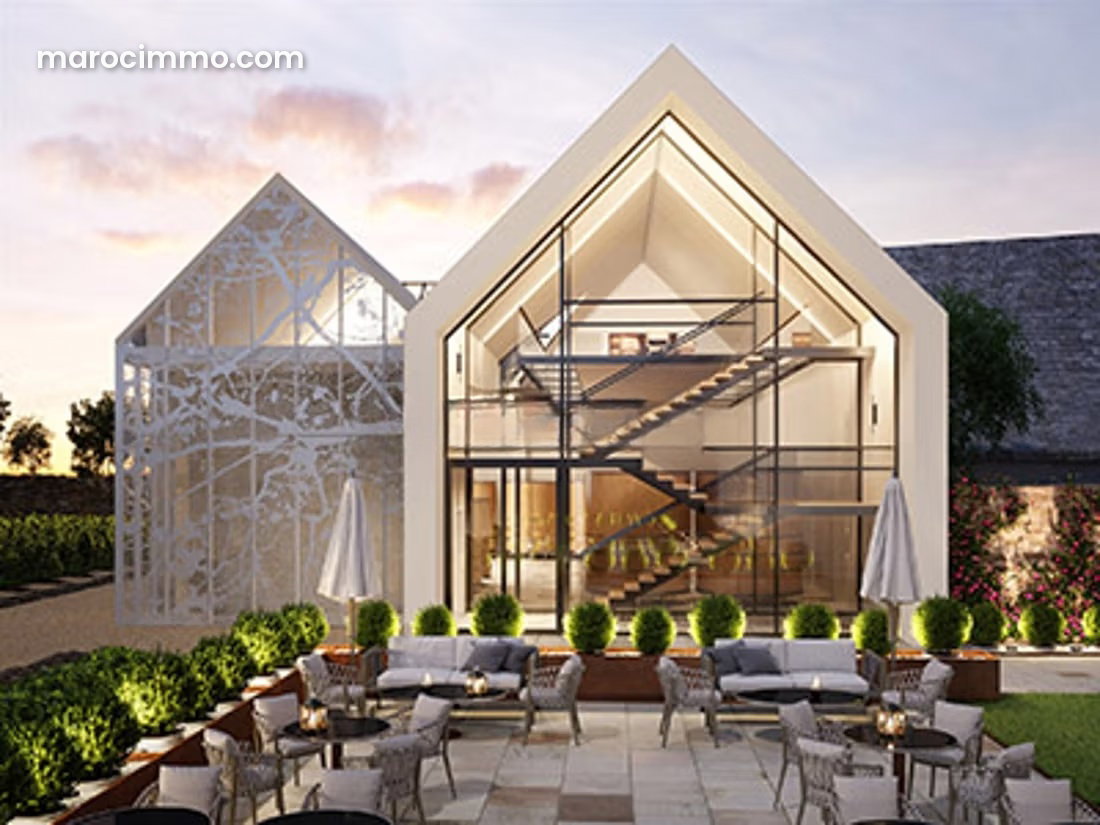 900 sqm Villa for Rent in Anfa, Casablanca, Professional Use — Casablanca