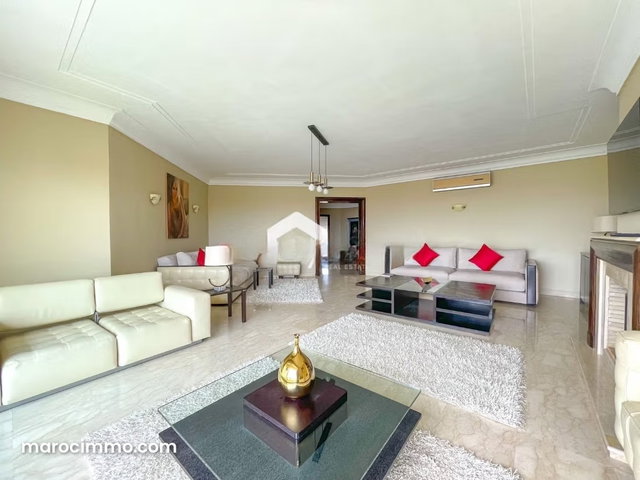 Luxury 200 m² Apartment for Rent in Ain Diab – Sea View — 3
