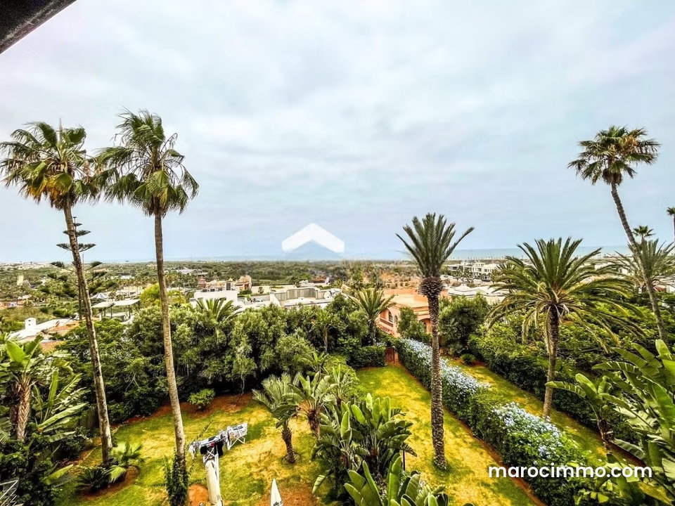 Luxury 200 m² Apartment for Rent in Ain Diab – Sea View