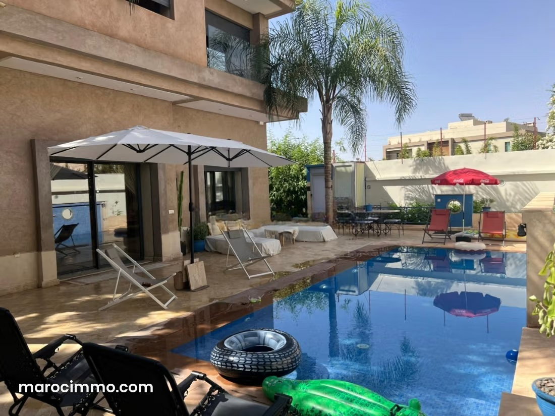 Furnished 4-Bedroom Villa with Pool, Hay Targa, Marrakech — Marrakesh