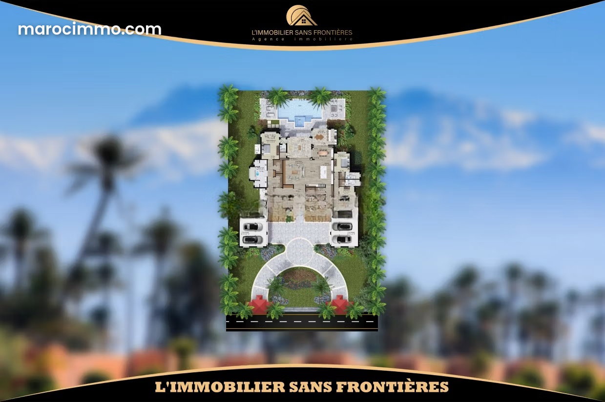 7,643 m² Plot of Land with Building Permit in Sidi Abdellah Ghiat, Marrakech — Marrakesh