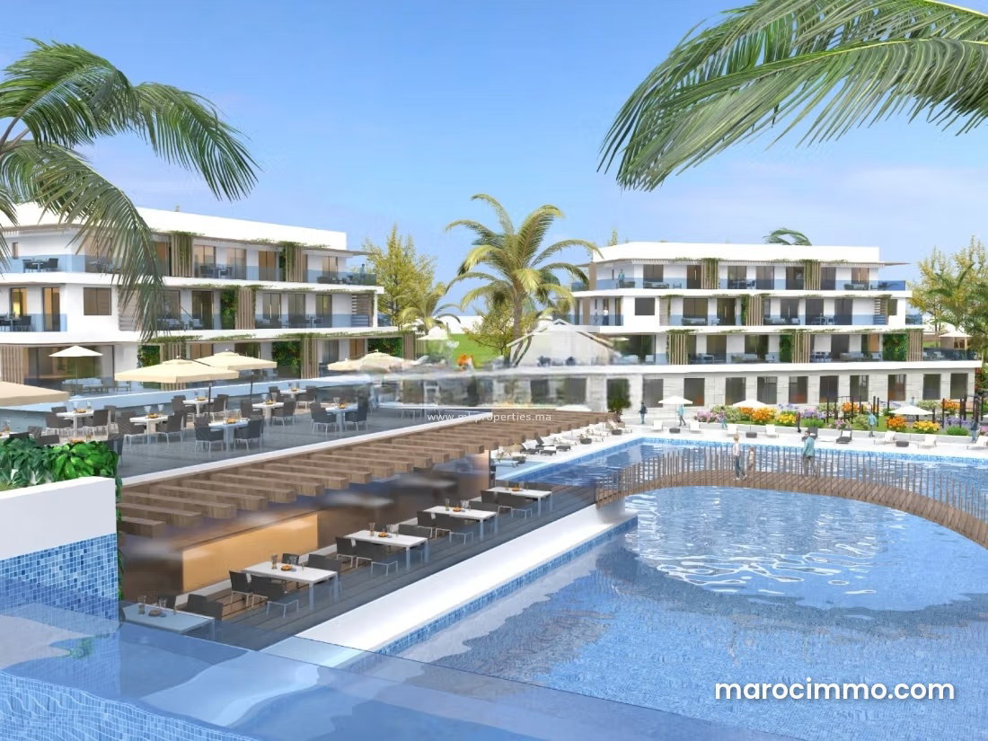 New-build 45 m² apartment with pool and garage, Cabo Negro — Cabo Negro