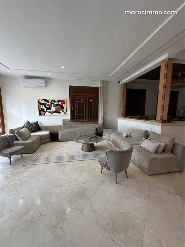 Très belle villa meublé à louer à Souissi — 3