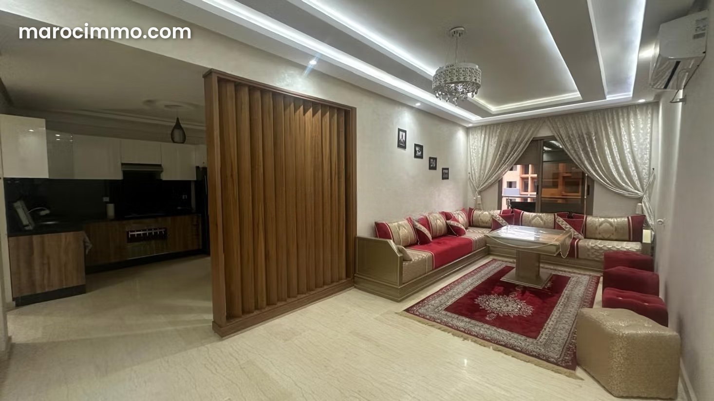 Appartement meublé 80 m² à louer à Guéliz Marrakech — Marrakech