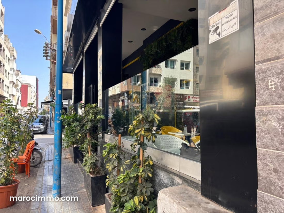 Restaurant café commercial premises for sale in Maarif, Casablanca — Casablanca