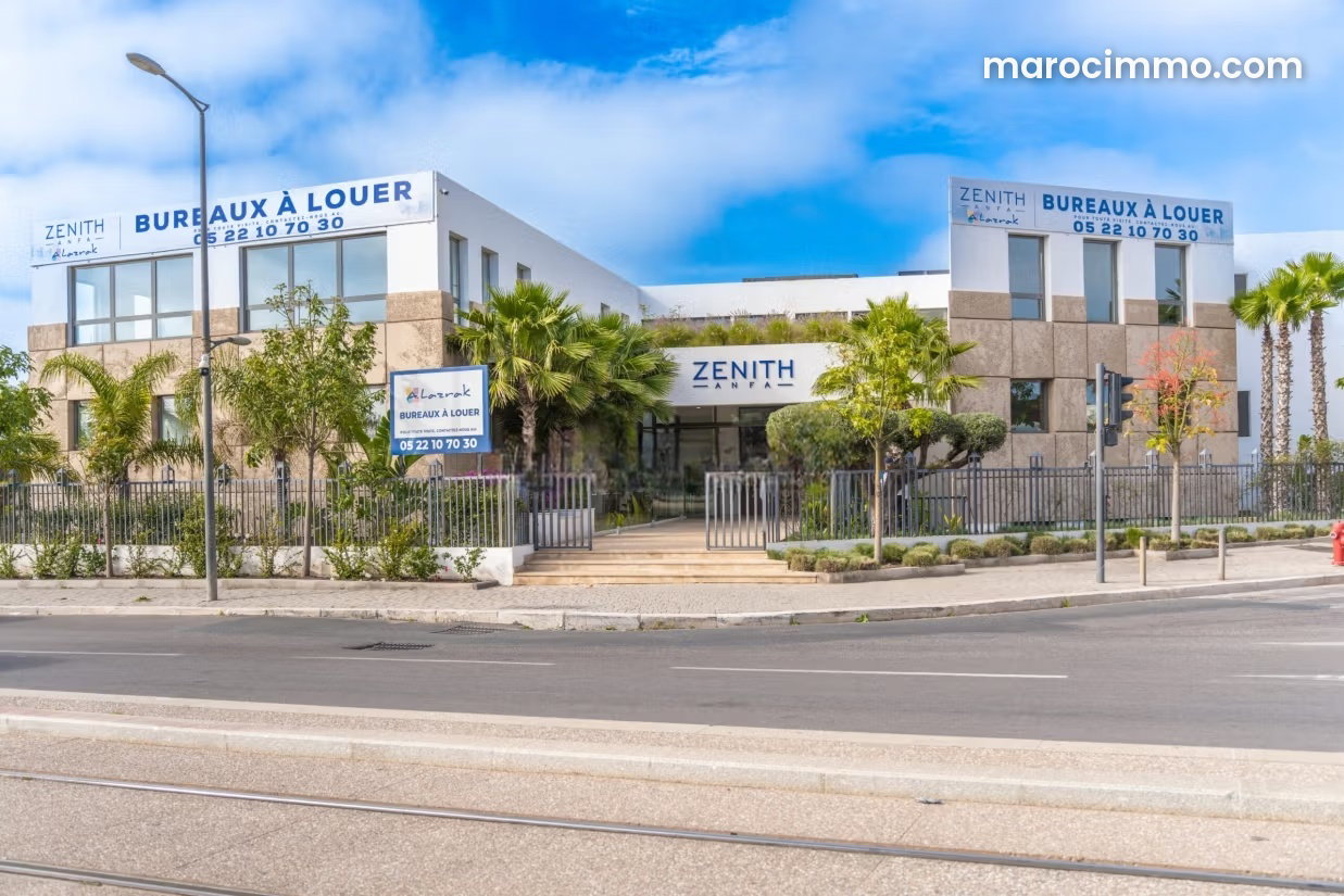77 m² Office for Rent, Aïn Diab, Casablanca, High-End — Casablanca