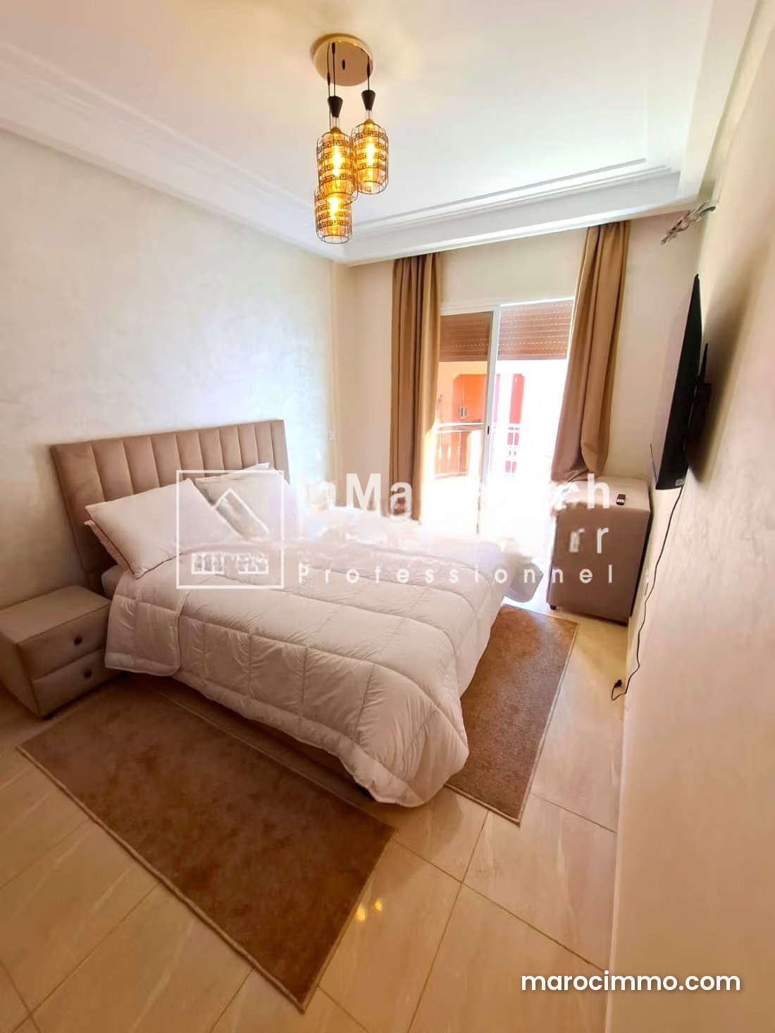 Furnished Apartment with Swimming Pool for Rent in Gueliz, Marrakech — Marrakesh