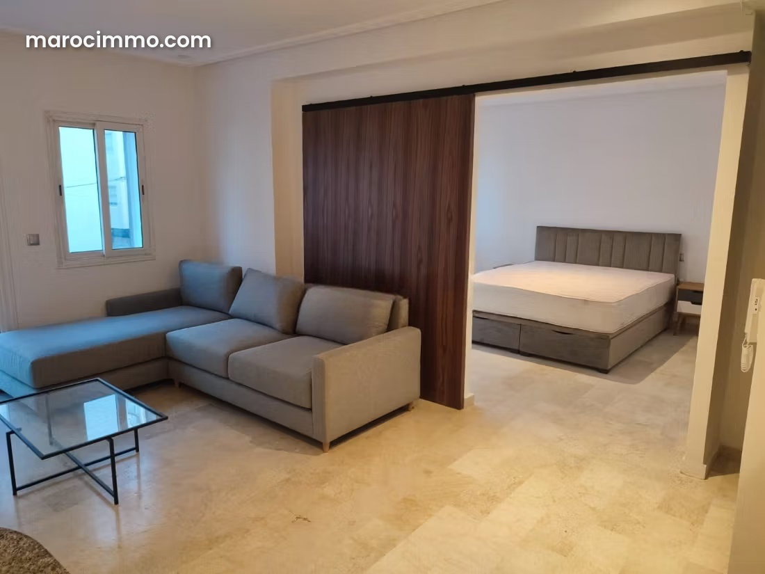 Furnished 46 sqm apartment, 1 bedroom, Racine, Casablanca — Casablanca