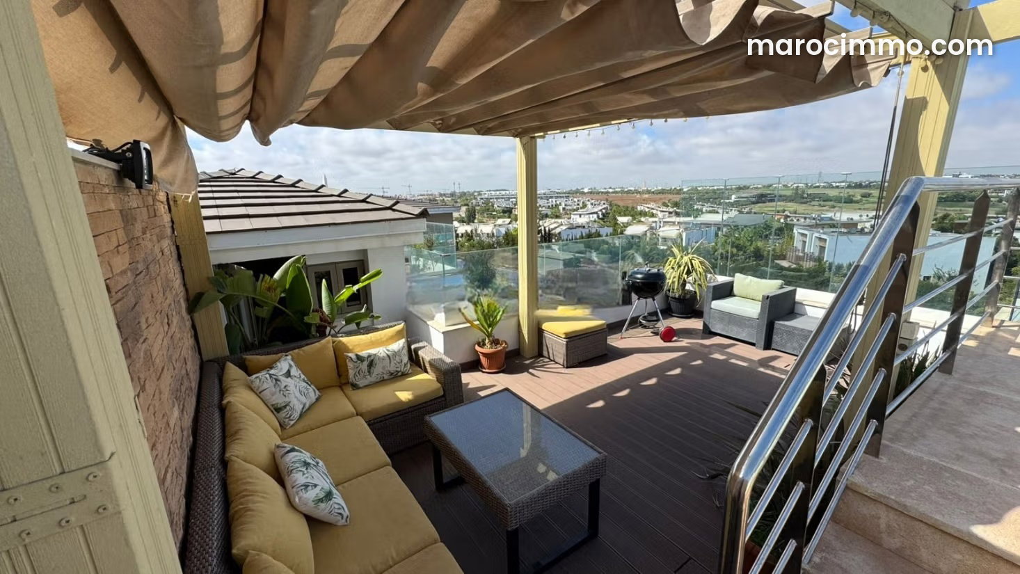 218 m² Apartment with Private Pool, Ville Verte Bouskoura — Bouskoura