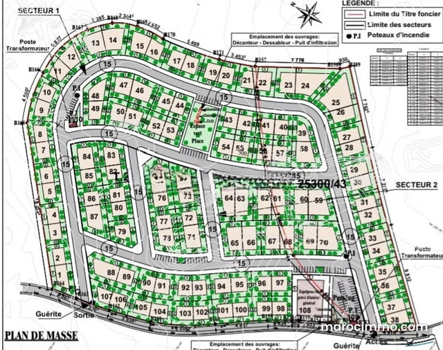 A 6 km du centre dans un quartier résidentiel avec hôtels luxueux et golf, magnifiques terrains lotis — 3