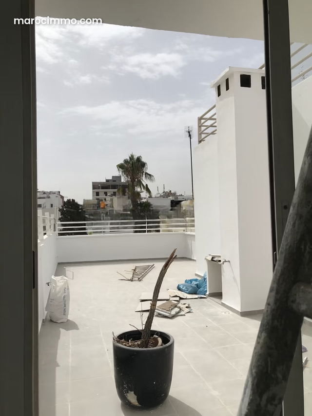Appartement dernier étage à la vente à Gauthier double terrasse — Casablanca