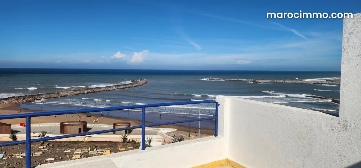 Riad à vendre aux Oudayas vue sur mer
