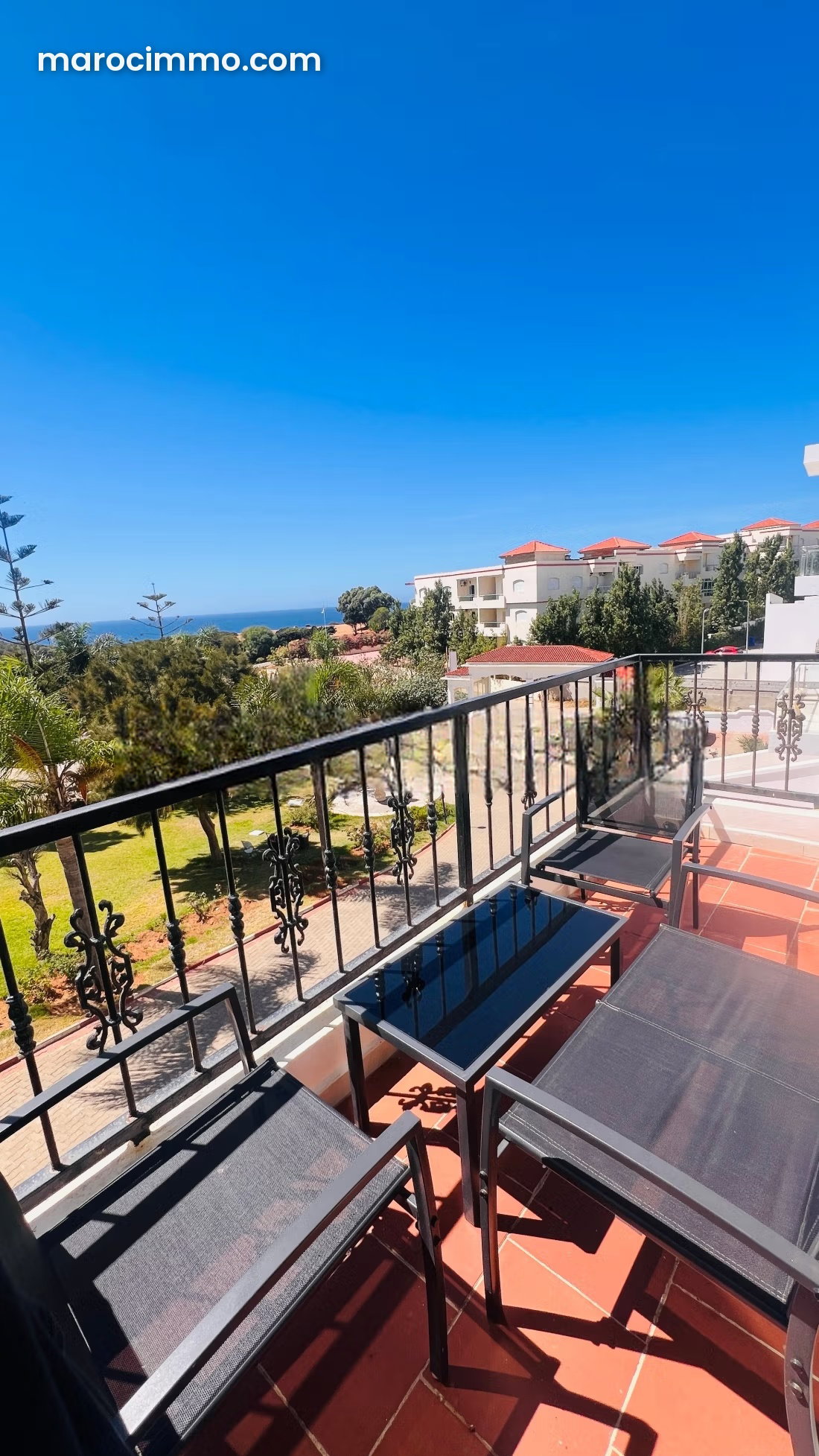 Sea and Mountain View Apartment in Achakar, Tangier — Tangier
