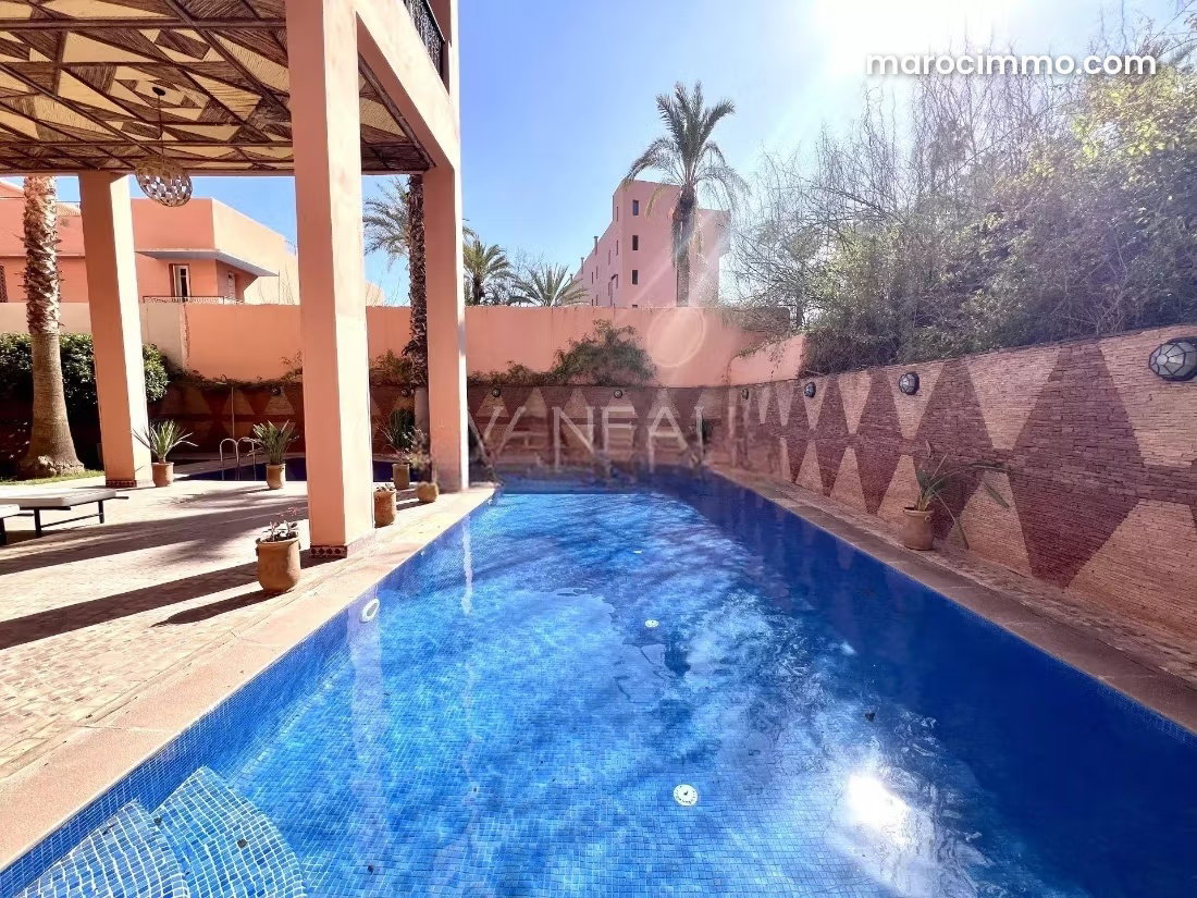 2-Bedroom Duplex with Terrace and Swimming Pool, Hivernage, Marrakech — Marrakesh