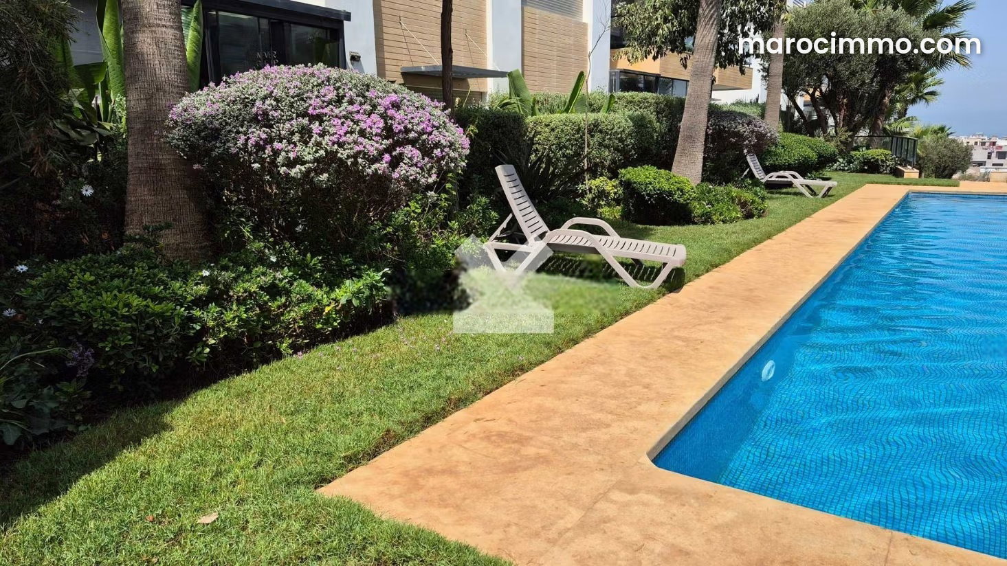 Grand appartement avec jardin et terrasse à Dar Bouazza — Dar Bouazza
