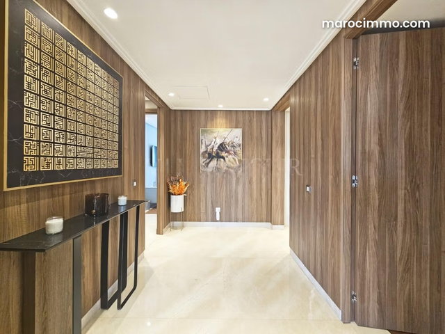 Location appartement luxueux meublé moderne 210 m² à Ain Diab, Casablanca — 5