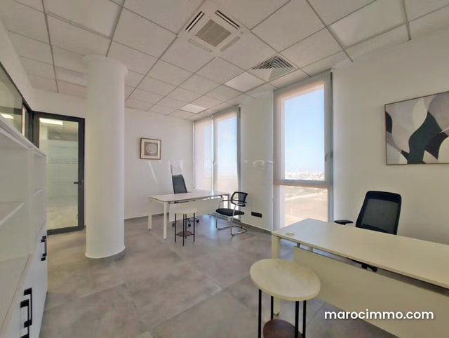 Location bureau aménagé meublé haut standing 189 m2 Sidi Maarouf Rte de Bouskoura, Casablanca — 5
