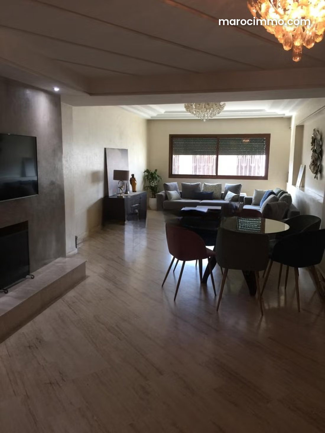 Furnished 150 m² Apartment, 3 Bedrooms, Palmier, Casablanca — Casablanca