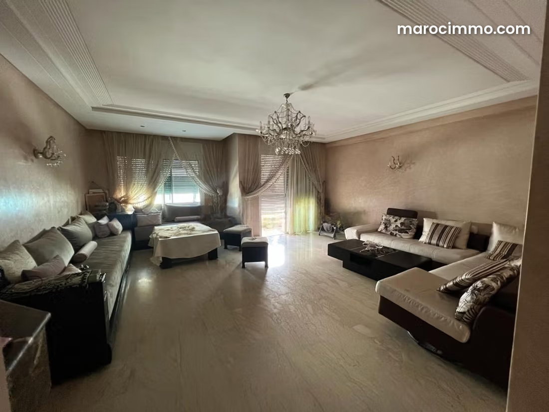Furnished 96 sqm Apartment with Terrace and Garden, Harhoura, Temara — Temara