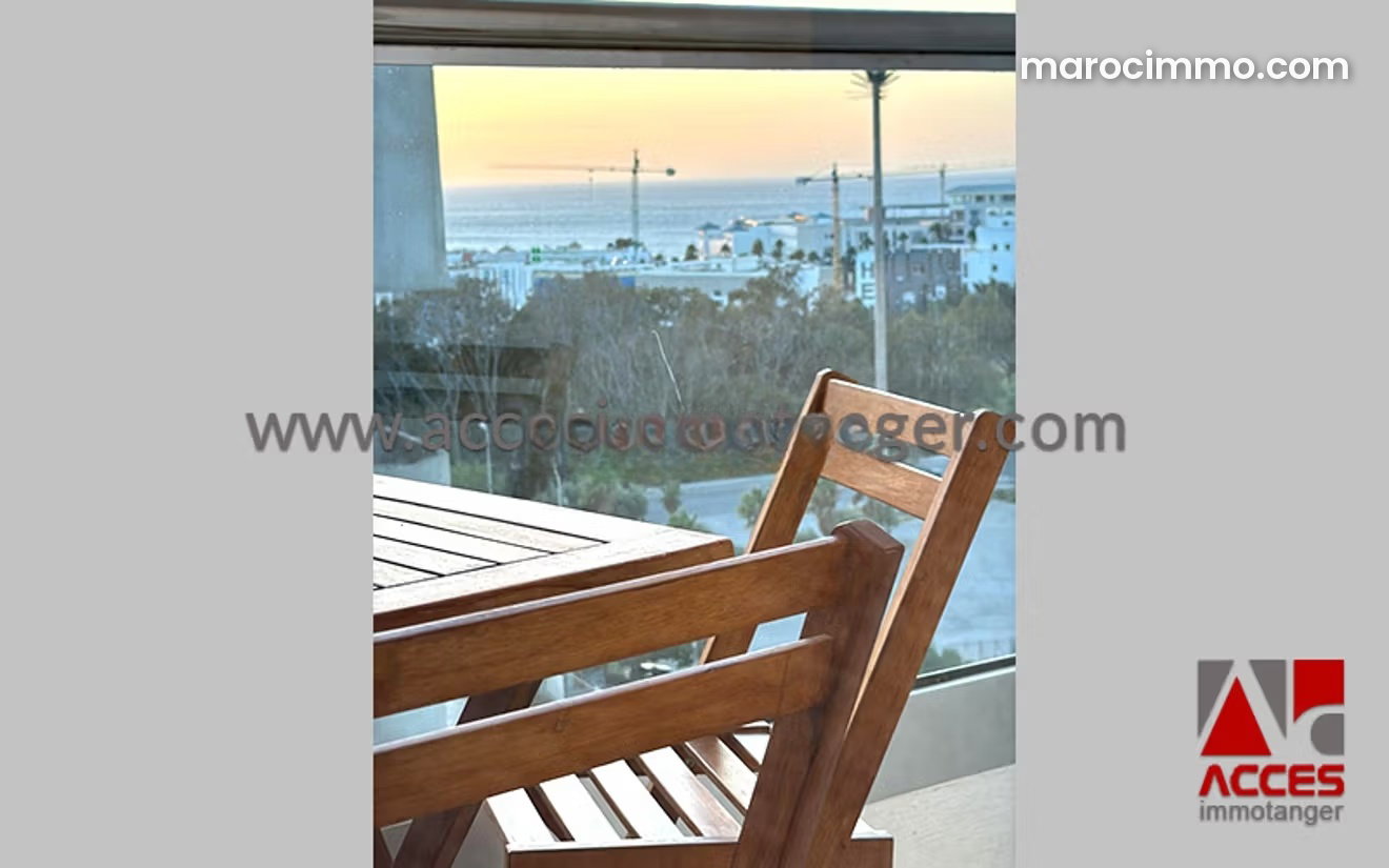 شقة مفروشة بإطلالة بحرية للكراء بحي سانية في طنجة — طنجة