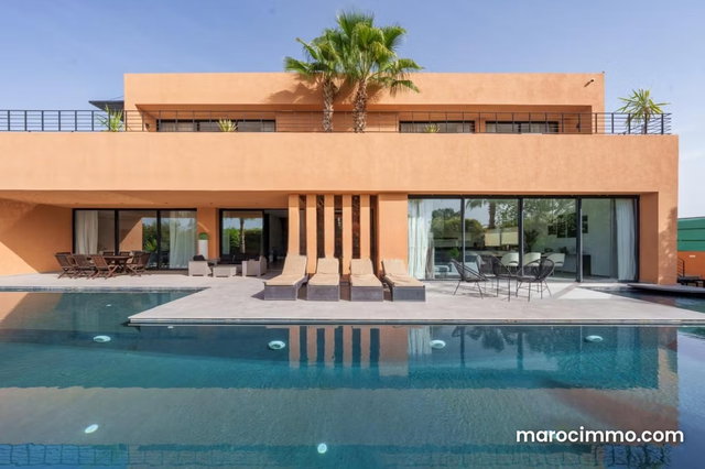 Marrakech – Villa de prestige au golf Amelkis avec piscine intérieure chauffée — 5
