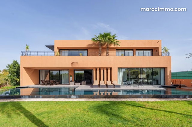 Marrakech – Villa de prestige au golf Amelkis avec piscine intérieure chauffée — 4