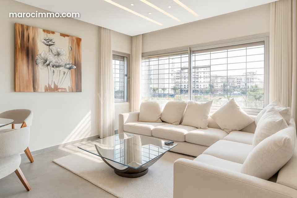 Beautiful Modern Furnished Apartment for Sale – 2 Bedrooms in Racine, Casablanca