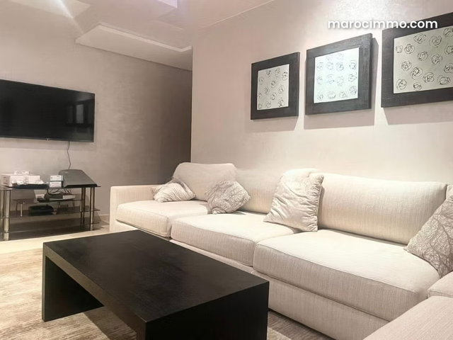 Marif salon 1 ch meublé 70m2 neuf à louer — 2