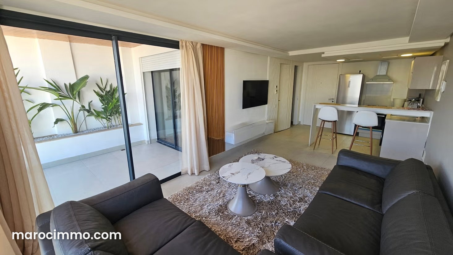 Furnished apartment with terrace, Bourgogne, Casablanca — Casablanca