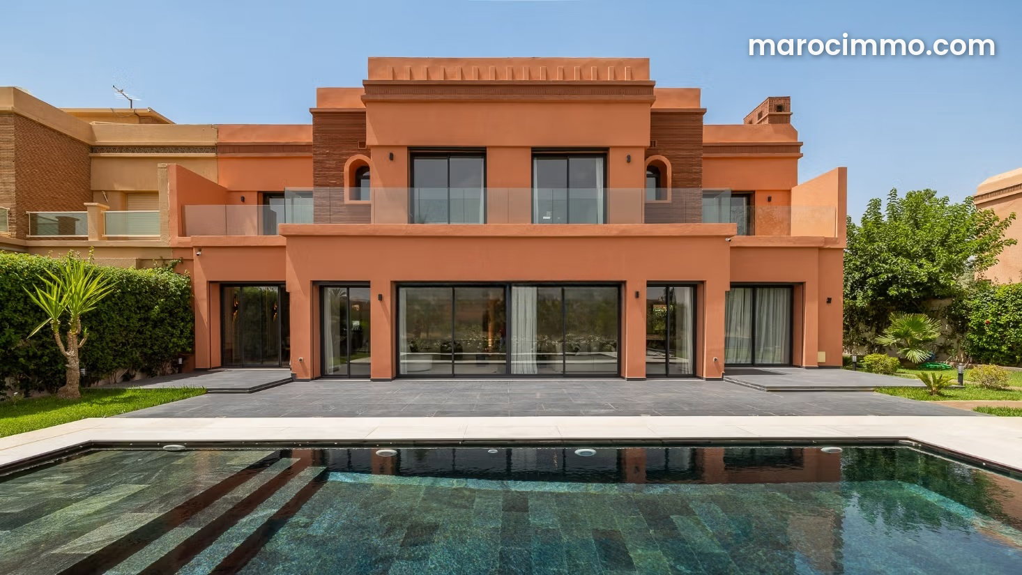 Villa 4 suites, piscine et vue Atlas à Amelkis, Marrakech — Marrakech