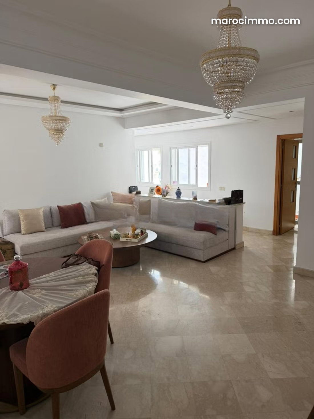 Appartement 89 m², vue mer et montagne, Centre Tanger — Tanger