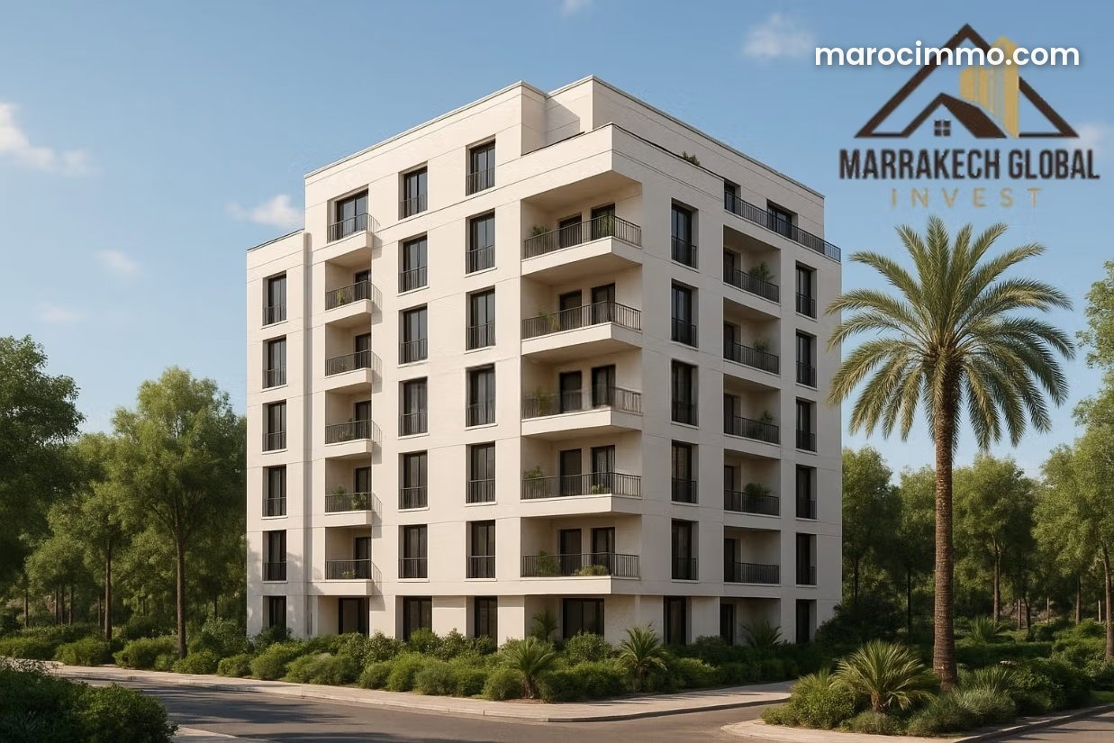 Terrain constructible 621 m², Majorelle, Marrakech — Marrakech