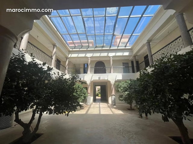 Magnifique villa riad a vendre marrakech kms 12 — 2