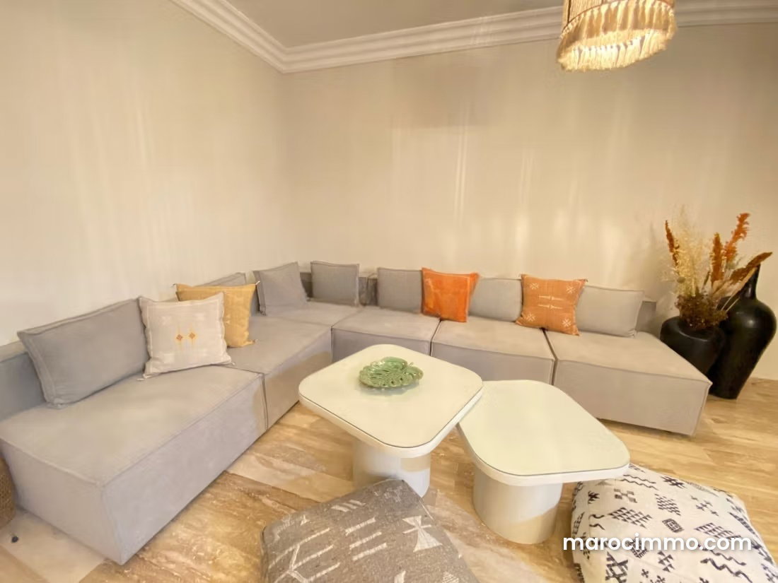 Furnished 72 sqm Apartment in Gueliz, Marrakech, with Garage — Marrakesh