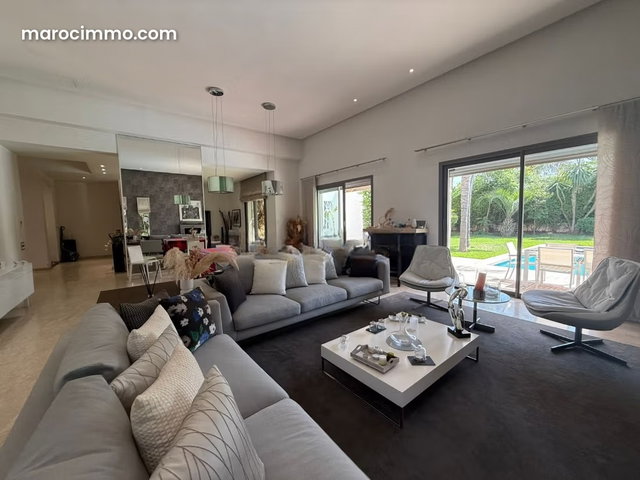 Bouskoura/Casadiaa Villa vide plain pied 400m² Piscine — 2