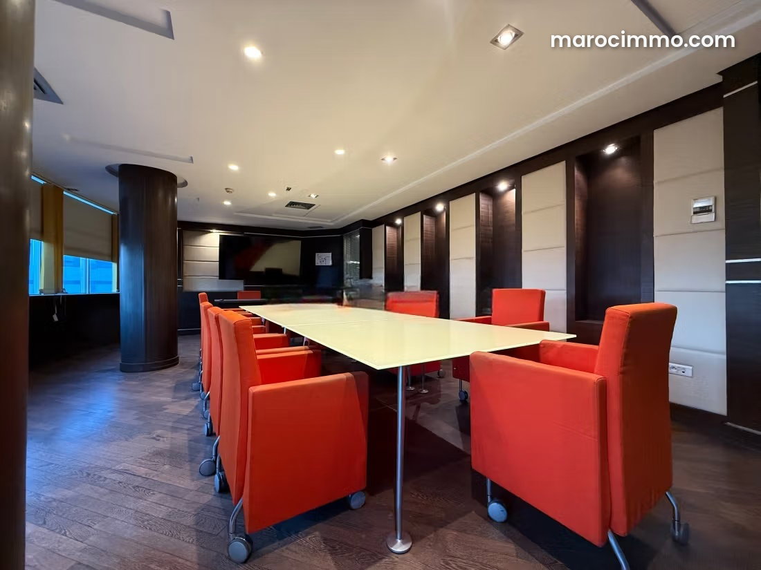 Equipped 600 m² Office, Maârif Extension, Casablanca — Casablanca