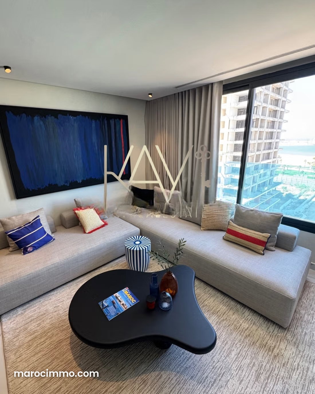 Appartement vue mer quartier De La Plage Tanger à louer — Tanger