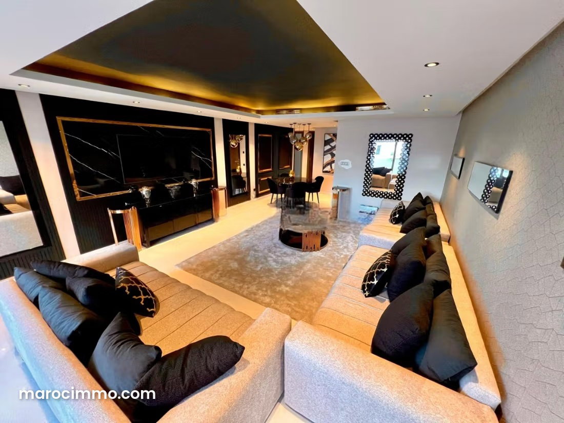 Furnished 154 sqm Apartment with Sea Views in Aïn Diab, Casablanca — Casablanca