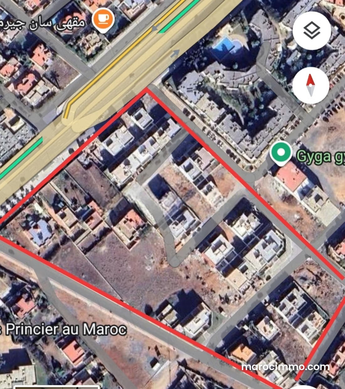 408 sqm plot in Harhoura, Temara, facing the sea — Temara