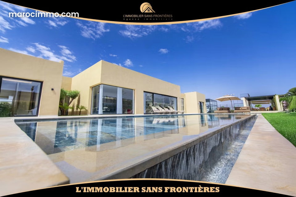 Villa meublée à louer à Route d’Amizmiz km 17,4000 m², Marrakech