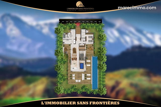 Terrain projet touristique à vendre à Route d’Ourika km 17, 1 hectare, Marrakech — Marrakech