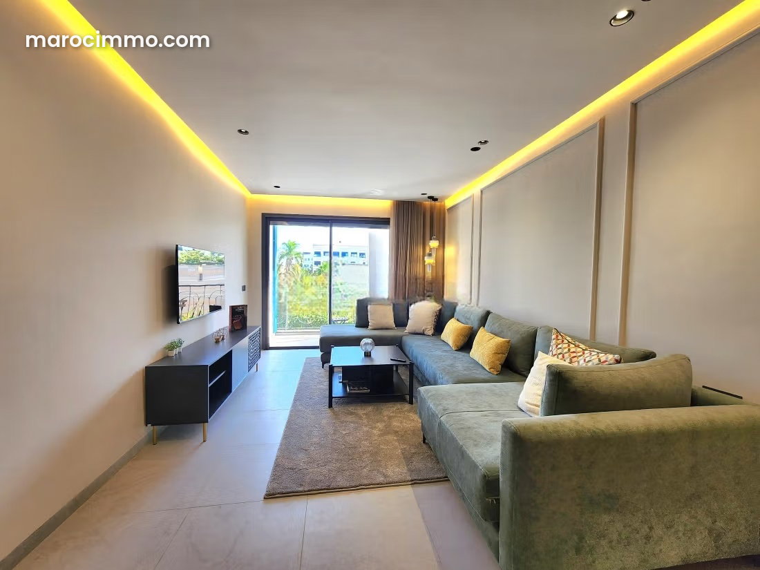 Furnished 70 sqm Apartment, 1 Bedroom, Riviera, Casablanca — Casablanca